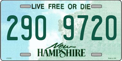 NH license plate 2909720