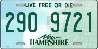 NH license plate 2909721