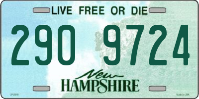 NH license plate 2909724