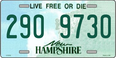 NH license plate 2909730