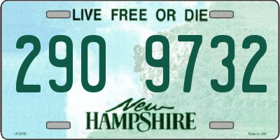 NH license plate 2909732