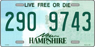 NH license plate 2909743