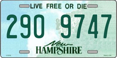 NH license plate 2909747