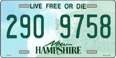 NH license plate 2909758