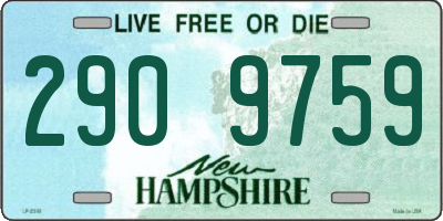 NH license plate 2909759