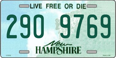 NH license plate 2909769