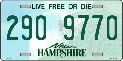 NH license plate 2909770