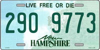 NH license plate 2909773
