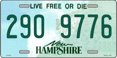 NH license plate 2909776