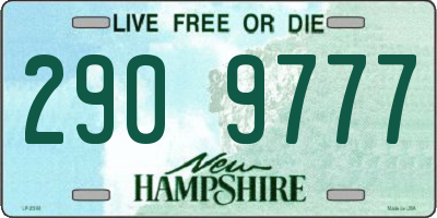 NH license plate 2909777