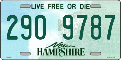 NH license plate 2909787