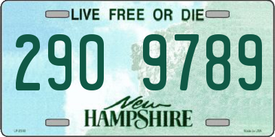 NH license plate 2909789