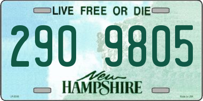 NH license plate 2909805