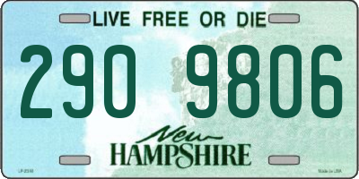 NH license plate 2909806