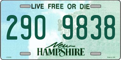 NH license plate 2909838