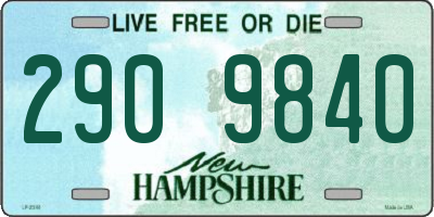 NH license plate 2909840