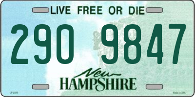 NH license plate 2909847