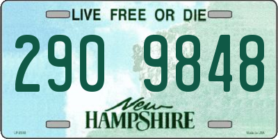 NH license plate 2909848