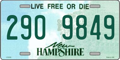 NH license plate 2909849