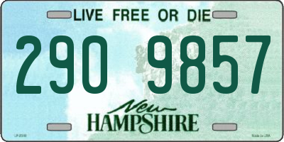 NH license plate 2909857