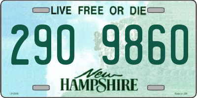 NH license plate 2909860