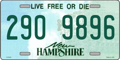 NH license plate 2909896