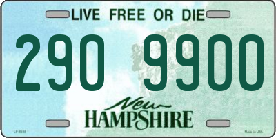 NH license plate 2909900