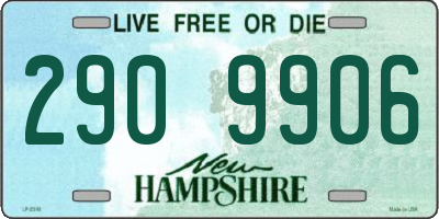 NH license plate 2909906