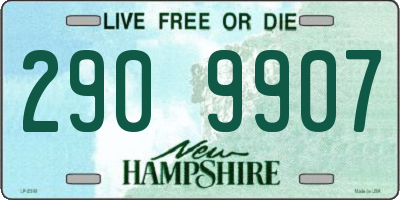 NH license plate 2909907