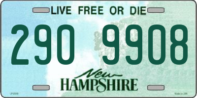NH license plate 2909908