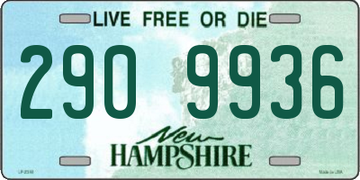 NH license plate 2909936