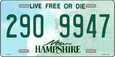 NH license plate 2909947