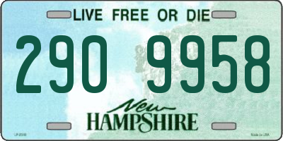 NH license plate 2909958