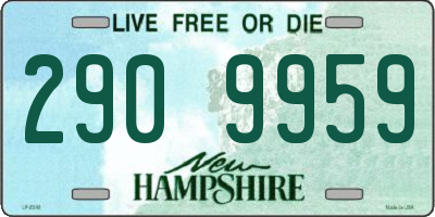 NH license plate 2909959