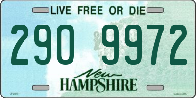 NH license plate 2909972