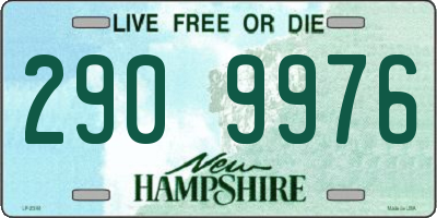 NH license plate 2909976