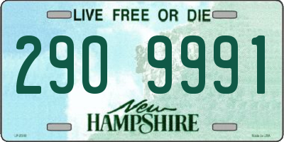 NH license plate 2909991