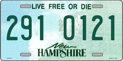 NH license plate 2910121