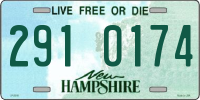 NH license plate 2910174
