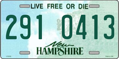 NH license plate 2910413