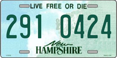 NH license plate 2910424