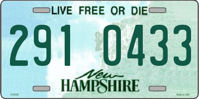 NH license plate 2910433