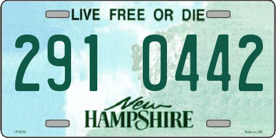 NH license plate 2910442