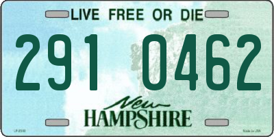 NH license plate 2910462