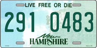 NH license plate 2910483