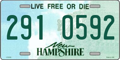 NH license plate 2910592