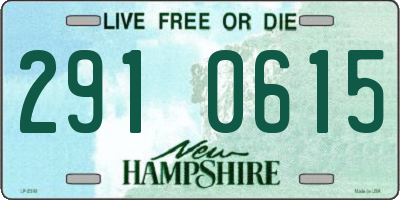 NH license plate 2910615