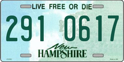 NH license plate 2910617