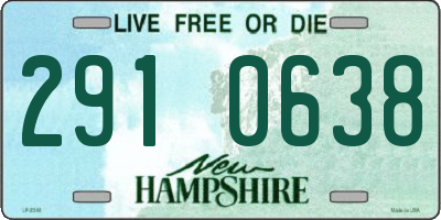 NH license plate 2910638
