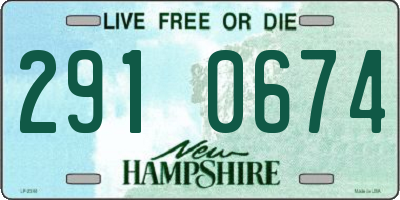NH license plate 2910674